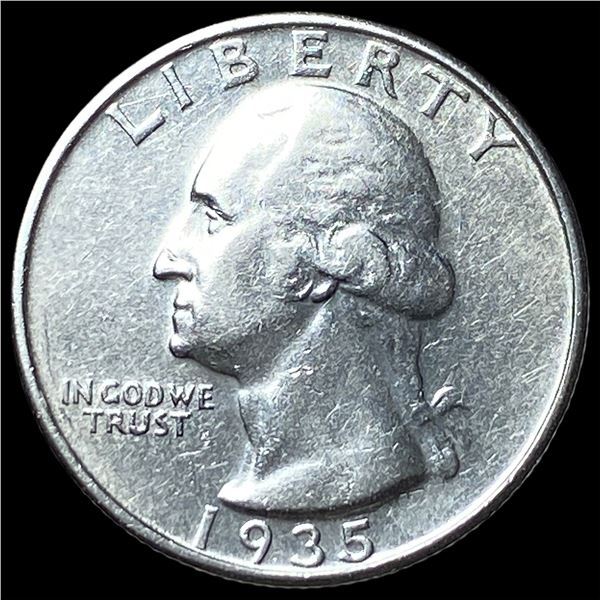 1935-D Silver Washington Quarter CLOSELY  UNCIRCULATED
