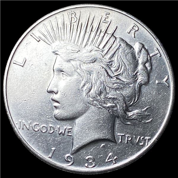 1934-D Silver Peace Dollar CLOSELY  UNCIRCULATED