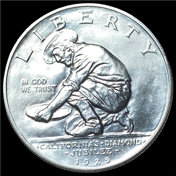 1925-S Silver California Jubilee Half Dollar  UNCIRCULATED