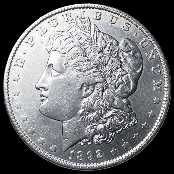 1892 Silver Morgan Dollar CLOSELY  UNCIRCULATED