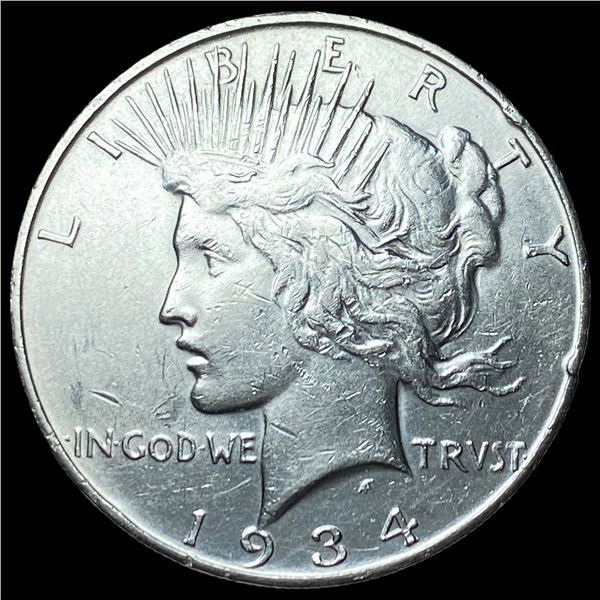 1934-D Silver Peace Dollar CLOSELY  UNCIRCULATED