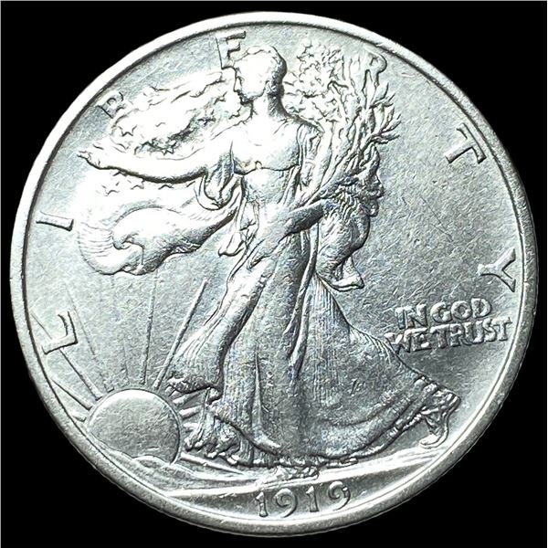 1919 Walking Liberty Half Dollar CLOSELY  UNCIRCULATED