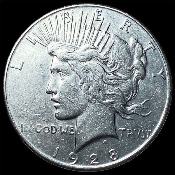 1928-S Silver Peace Dollar CLOSELY  UNCIRCULATED
