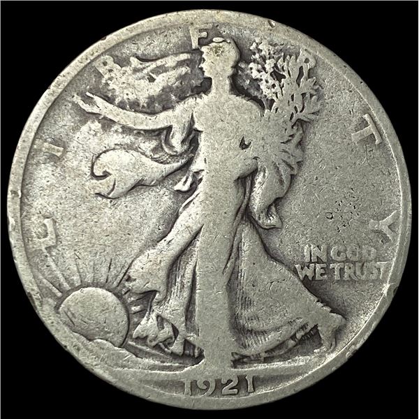 1921 Silver Walking Liberty Half Dollar   NICELY CIRCULATED