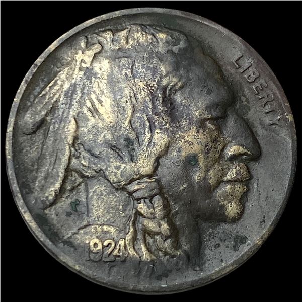 1924-D Buffalo Nickel NEARLY UNCIRCULATED