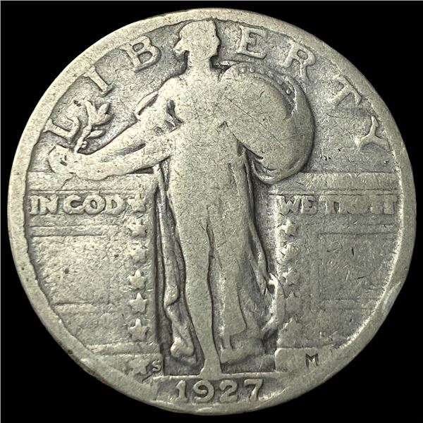 1927-S Silver Standing Liberty Quarter NICELY   CIRCULATED