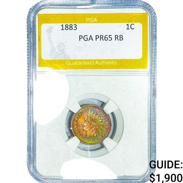 1883 Indian Head Cent PGA PR65 RB