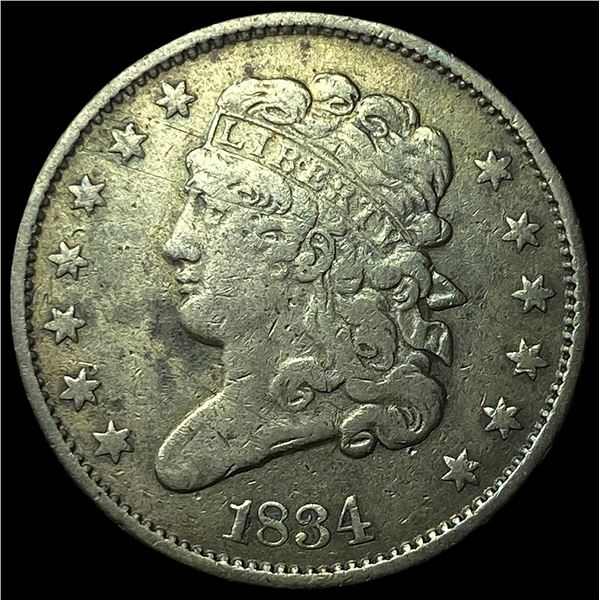 1834 Classic Head Half Cent LIGHTLY   CIRCULATED