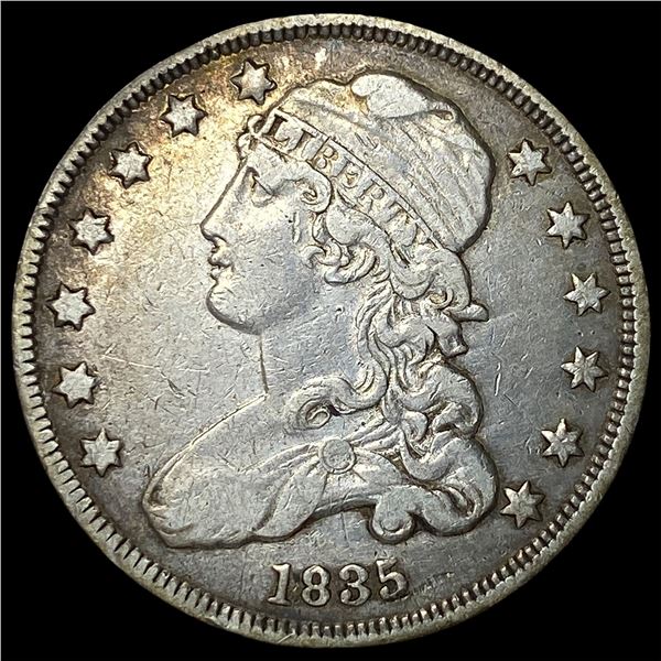 1835 Capped Bust Quarter NEARLY UNCIRCULATED