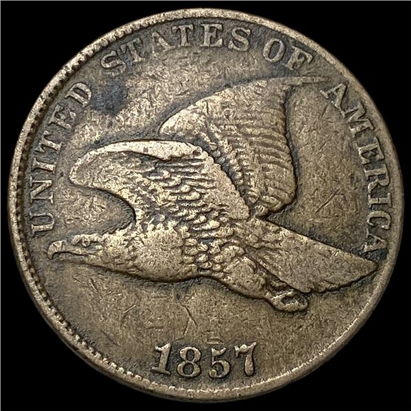 1857 Flying Eagle Cent LIGHTLY CIRCULATED