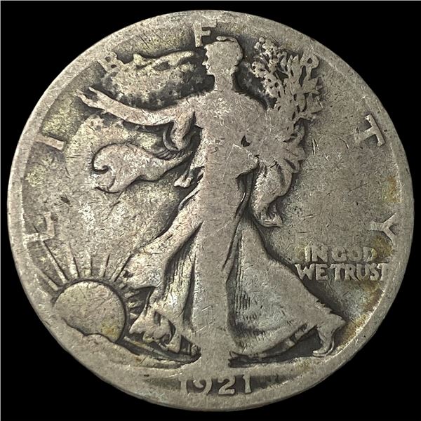 1921-S Silver Walking Liberty Half Dollar   NICELY CIRCULATED