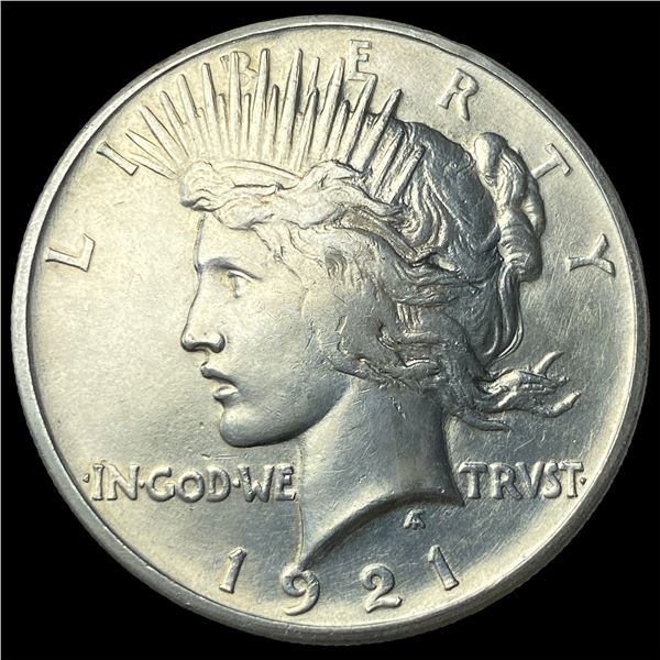 1921 Silver Peace Dollar CHOICE AU