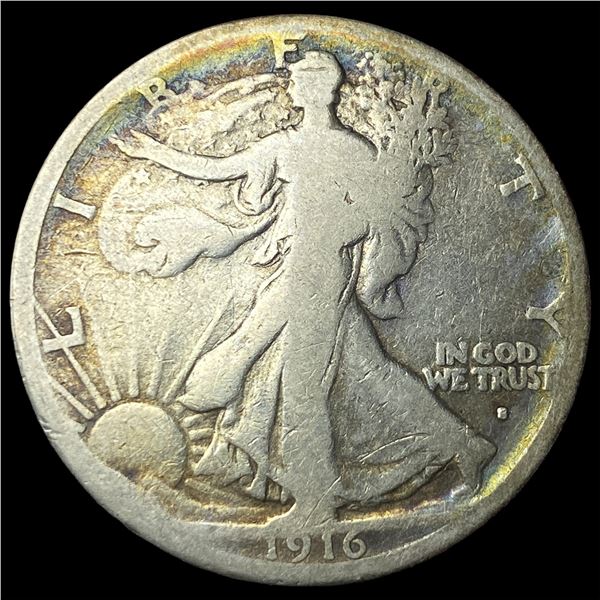 1916-S Walking Liberty Half Dollar NICELY   CIRCULATED