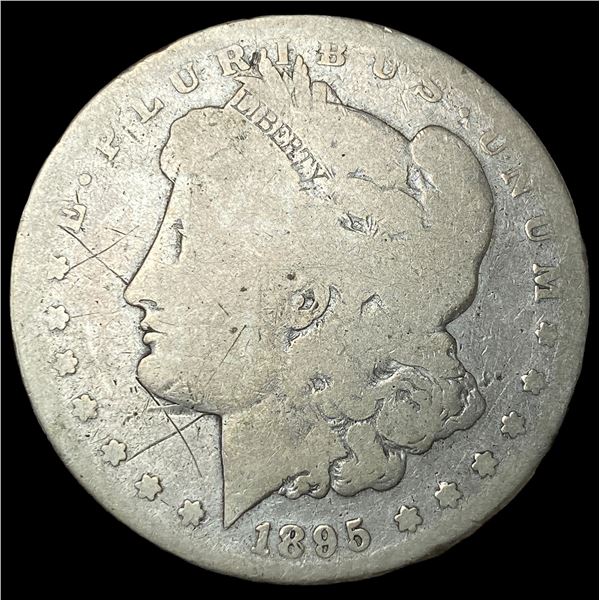 1895-S Silver Morgan Dollar NICELY CIRCULATED