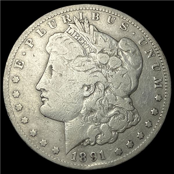 1891-CC Silver Morgan Dollar NICELY   CIRCULATED
