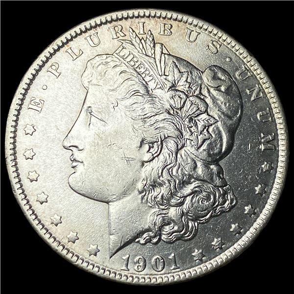 1901 Morgan Silver Dollar CLOSELY   UNCIRCULATED