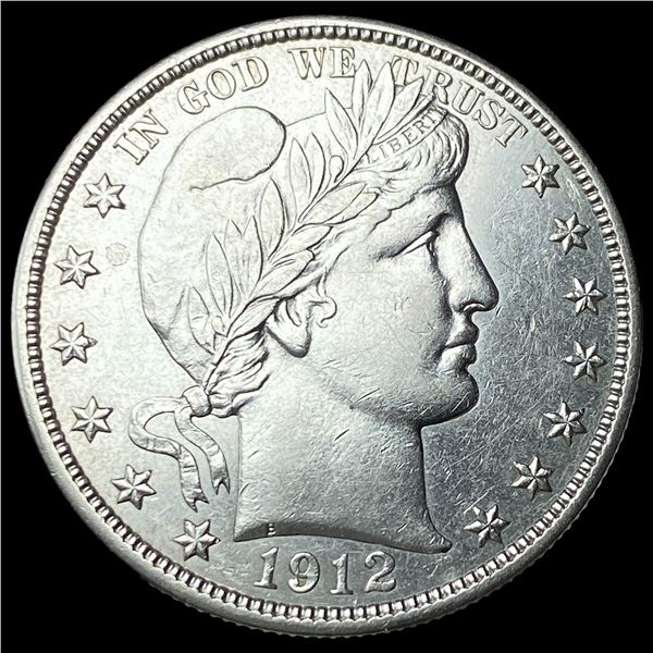 1912 Barber Half Dollar CHOICE AU