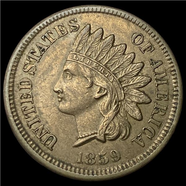 1859 Indian Head Cent CHOICE AU