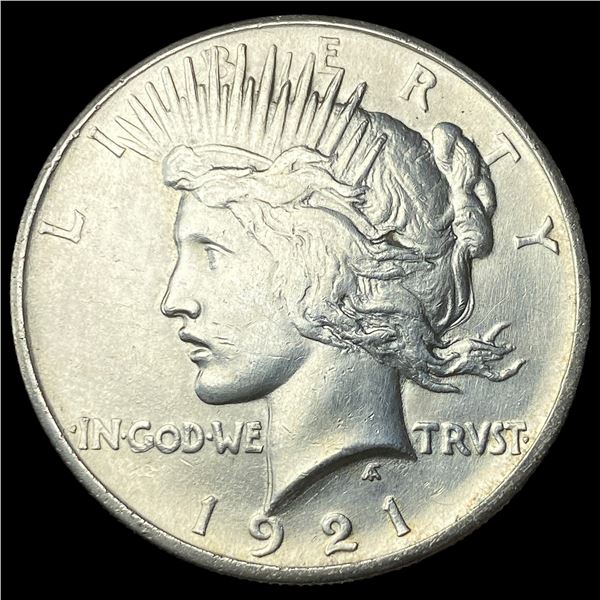 1921 Silver Peace Dollar CLOSELY UNCIRCULATED