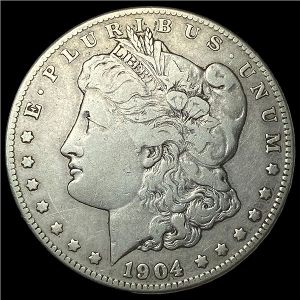 1904-S Silver Morgan Dollar LIGHTLY   CIRCULATED