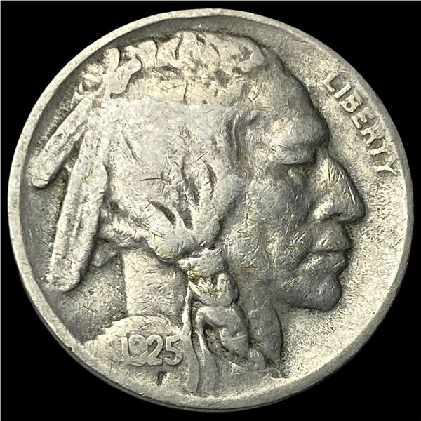 1925-S Buffalo Nickel LIGHTLY CIRCULATED