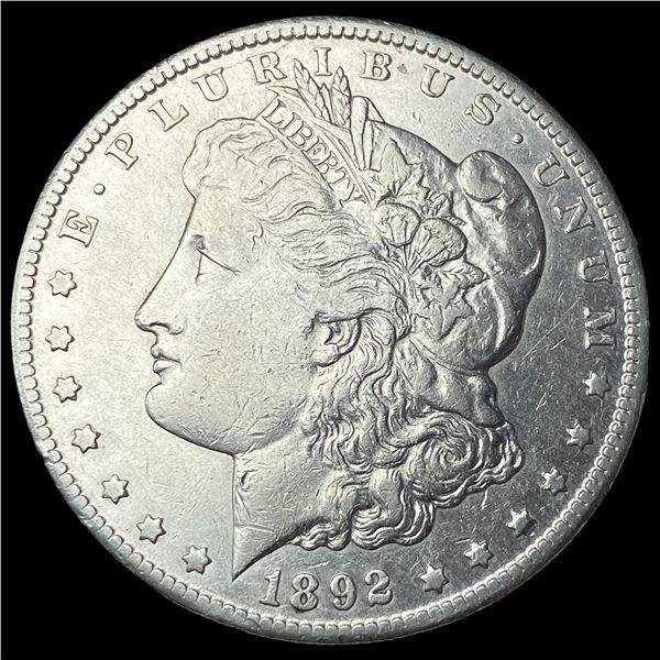 1892-CC Silver Morgan Dollar NEARLY   UNCIRCULATED