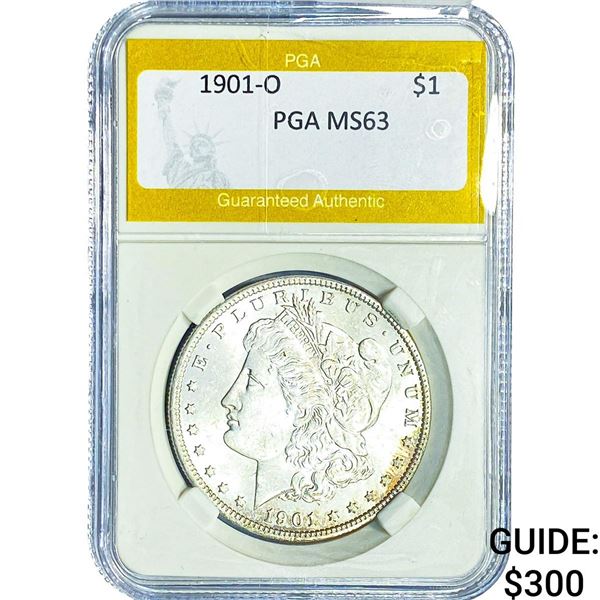 1901-O Morgan Silver Dollar PGA MS63
