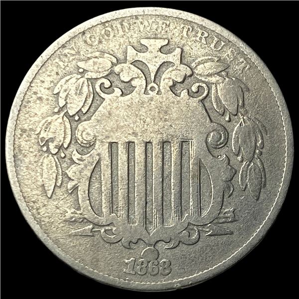 1868 Shield Nickel NICELY CIRCULATED