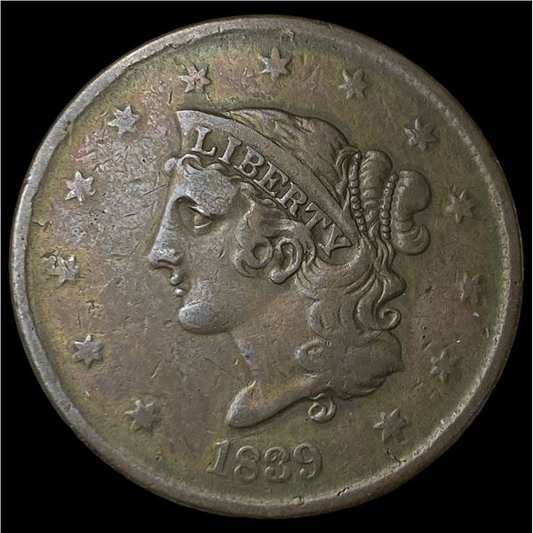 1839 Coronet Head Large Cent HIGH GRADE