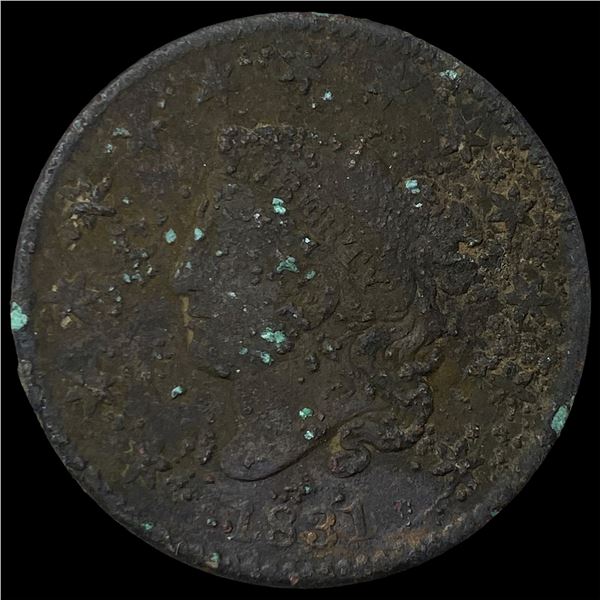 1831 Coronet Head Large Cent HIGH GRADE