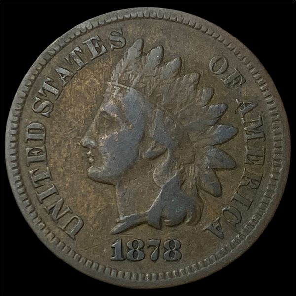 1878 Indian Head Cent LIGHTLY CIRCULATED