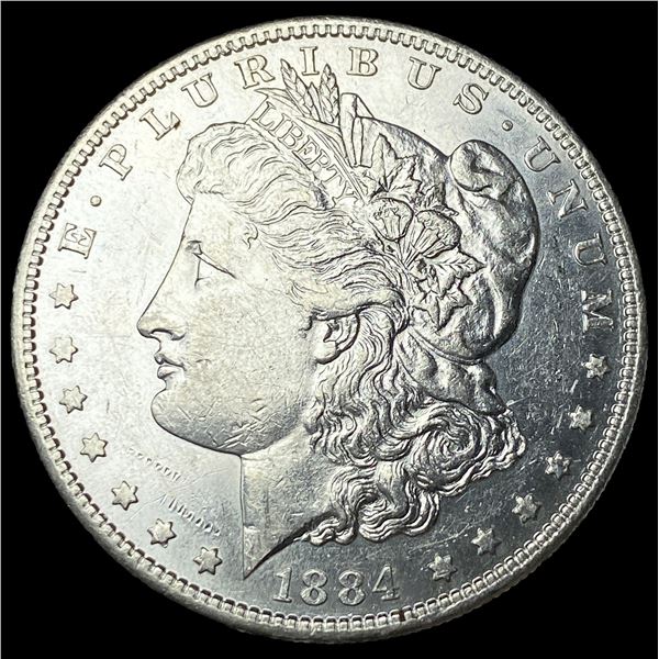 1884-S Morgan Silver Dollar CHOICE AU