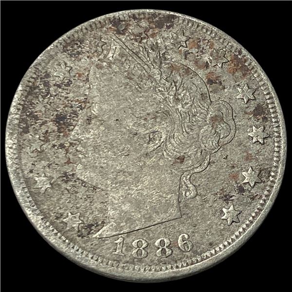 1886 Liberty Head Nickel NICELY CIRCULATED
