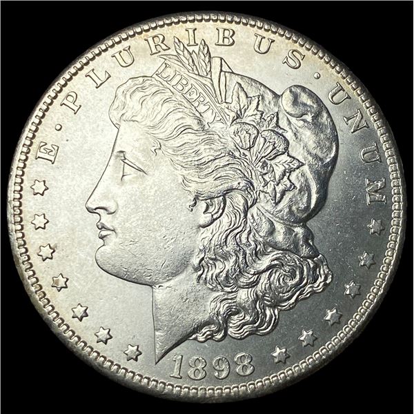 1898-S Silver Morgan Dollar CHOICE BU