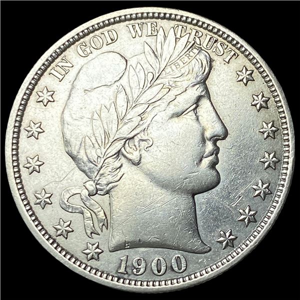 1900 Barber Half Dollar CLOSELY UNCIRCULATED
