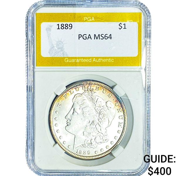 1889 Morgan Silver Dollar PGA MS64