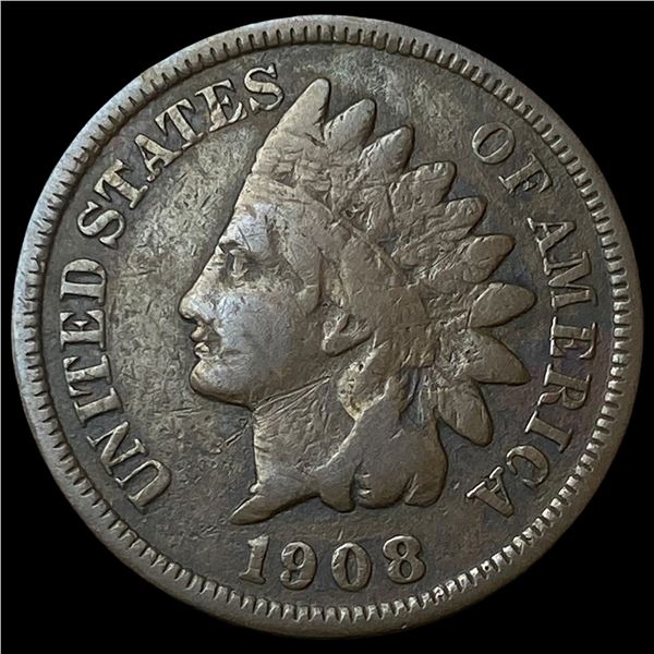1908-S Indian Head Cent LIGHTLY CIRCULATED