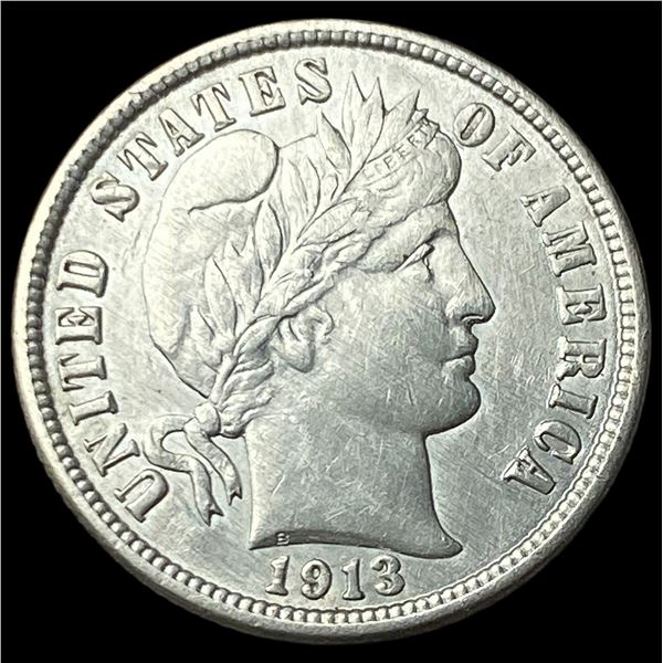 1913 Silver Barber Dime UNCIRCULATED