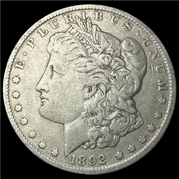1892-O Silver Morgan Dollar ABOUT   UNCIRCULATED