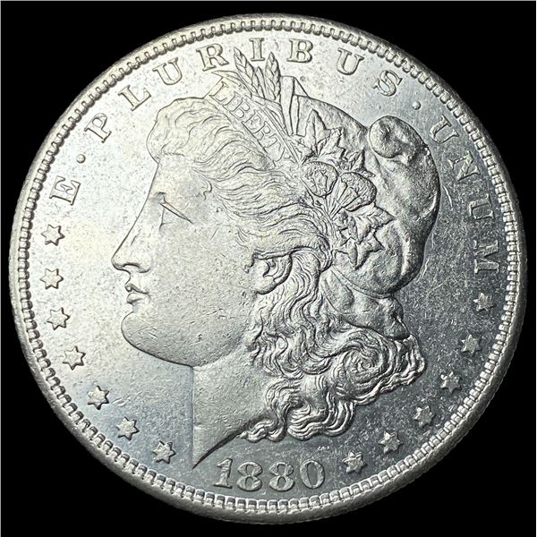 1880-S Silver Morgan Dollar CHOICE AU
