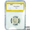 Image 1 : 1866 Shield Nickel PGA MS63 Rays