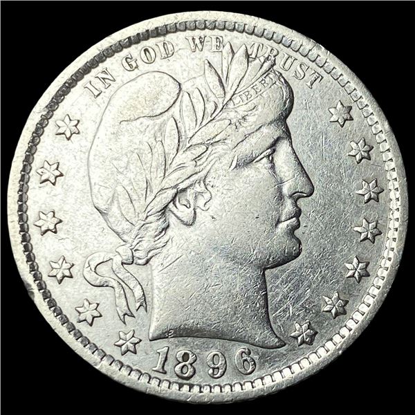 1896-O Barber Quarter NEARLY UNCIRCULATED