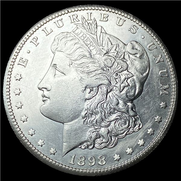 1898-S Silver Morgan Dollar CHOICE BU