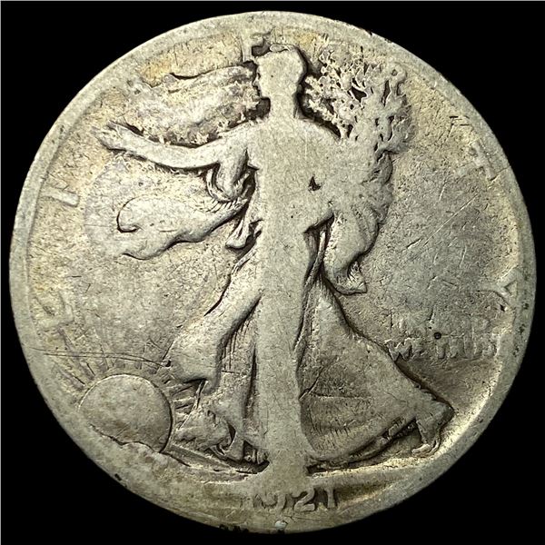 1921-S Silver Walking Liberty Half Dollar   NICELY CIRCULATED