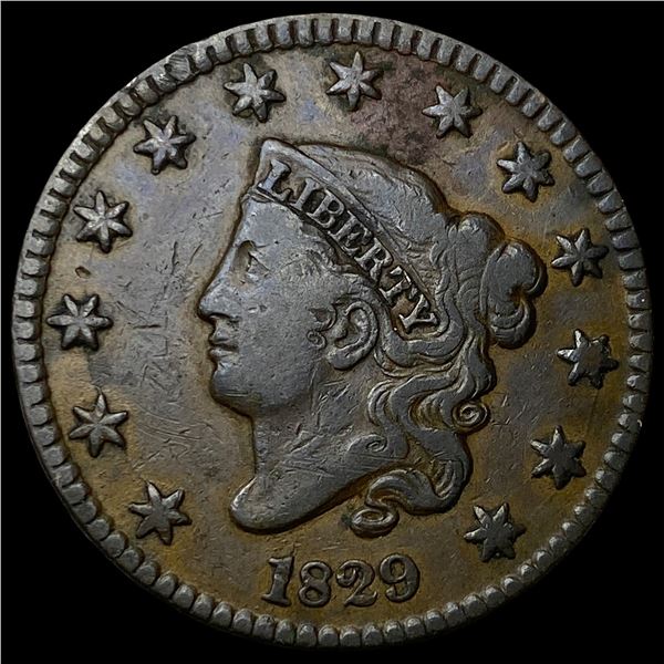 1829 Coronet Head Large Cent LIGHTLY   CIRCULATED