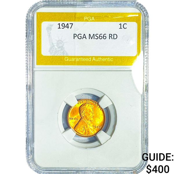 1947 Wheat Cent PGA MS66 RD