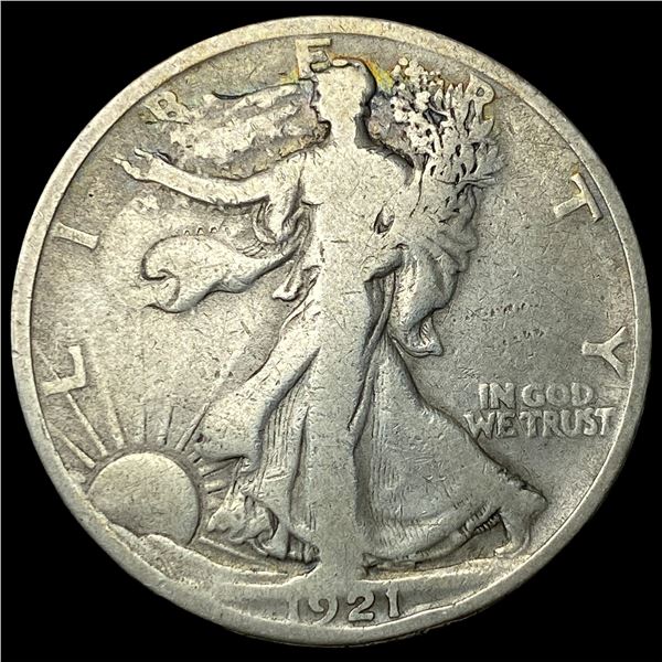 1921 Silver Walking Liberty Half Dollar   NICELY CIRCULATED