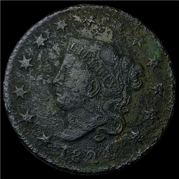 1824 Coronet Head Large Cent NICELY   CIRCULATED