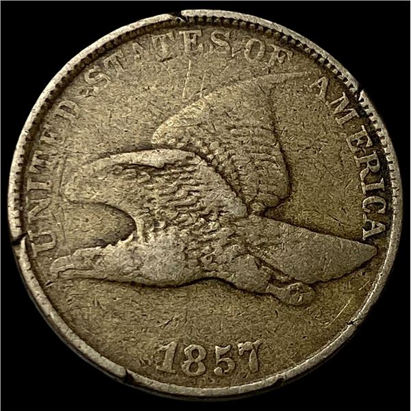 1857 Flying Eagle Cent LIGHTLY CIRCULATED