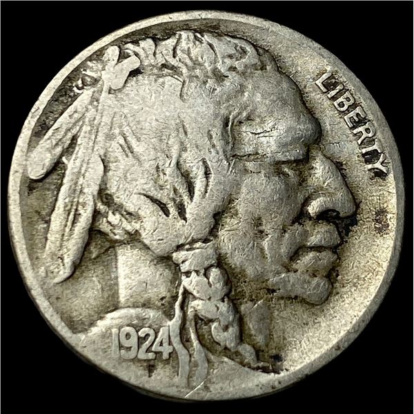 1924-S Buffalo Nickel LIGHTLY CIRCULATED